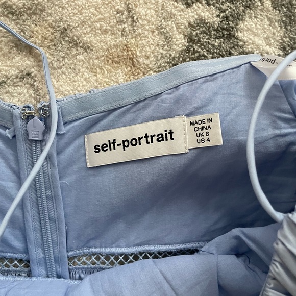 Self-Portrait Poof Sleeve Dress - Size 4 - Picture 7 of 7